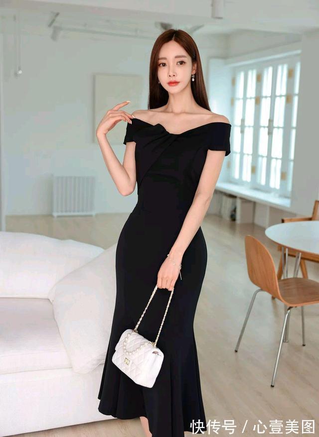 女神|女神孙允珠高清时尚搭配:魅夜精灵优雅花瓶鱼尾晚礼裙