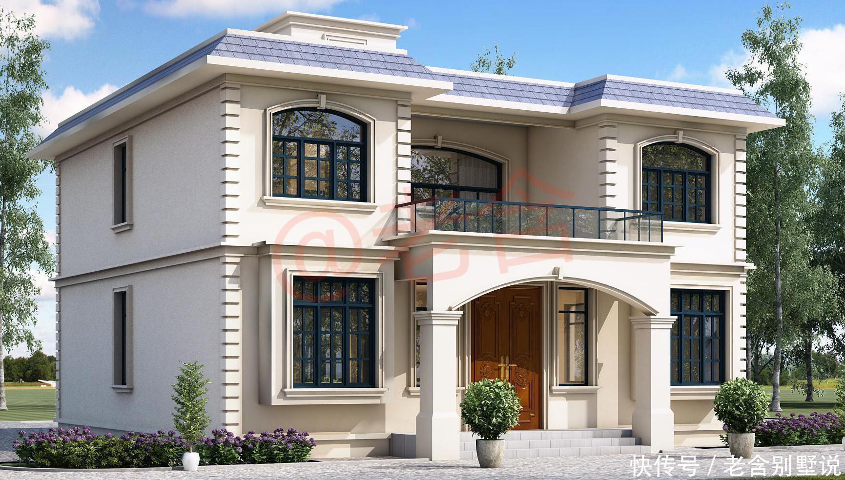 自建房|农村受欢迎的2套二层别墅设计图,造价仅18万,自建房不二选择