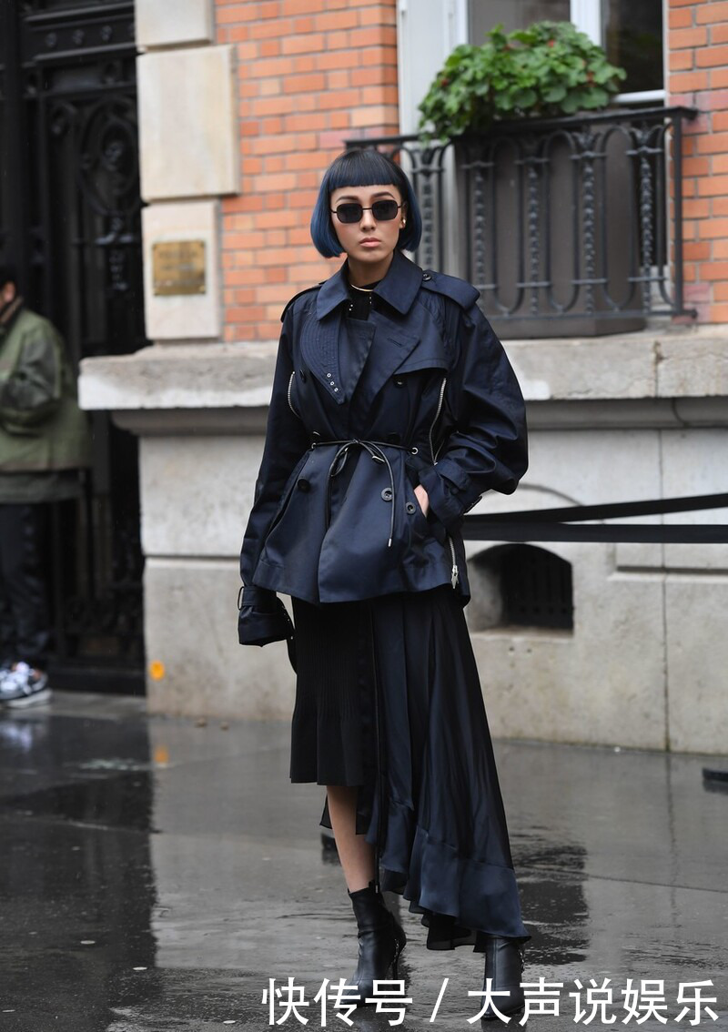 风衣|今年风衣流行“穿短的”,比大衣轻薄比西装随性,矮个子也能穿
