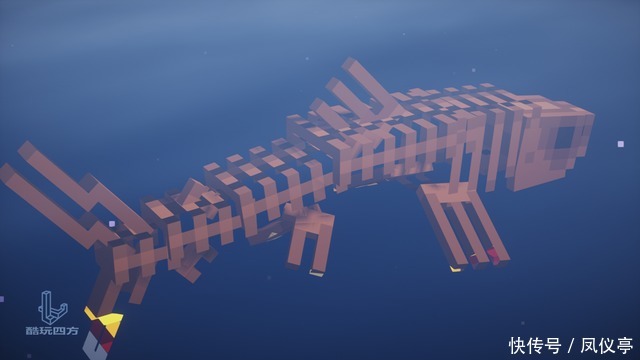 真实|我的世界:玩家首次发现鲸落?当真实地形再现MC,网友:那鲨凋呢