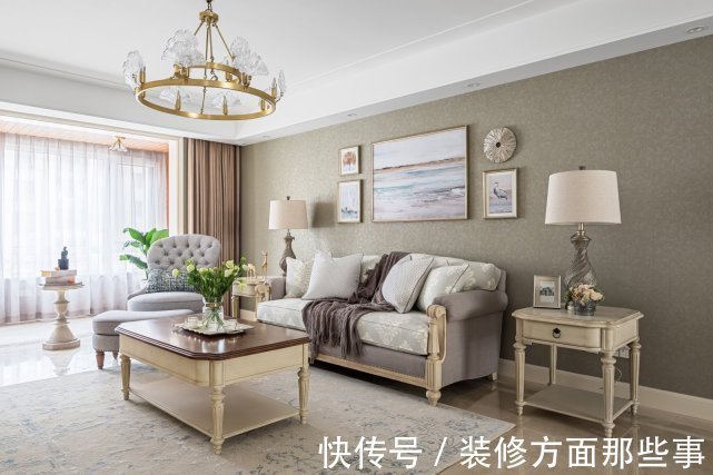 三居室|127平美式风三居室,空间氛围十分具有生活化气息