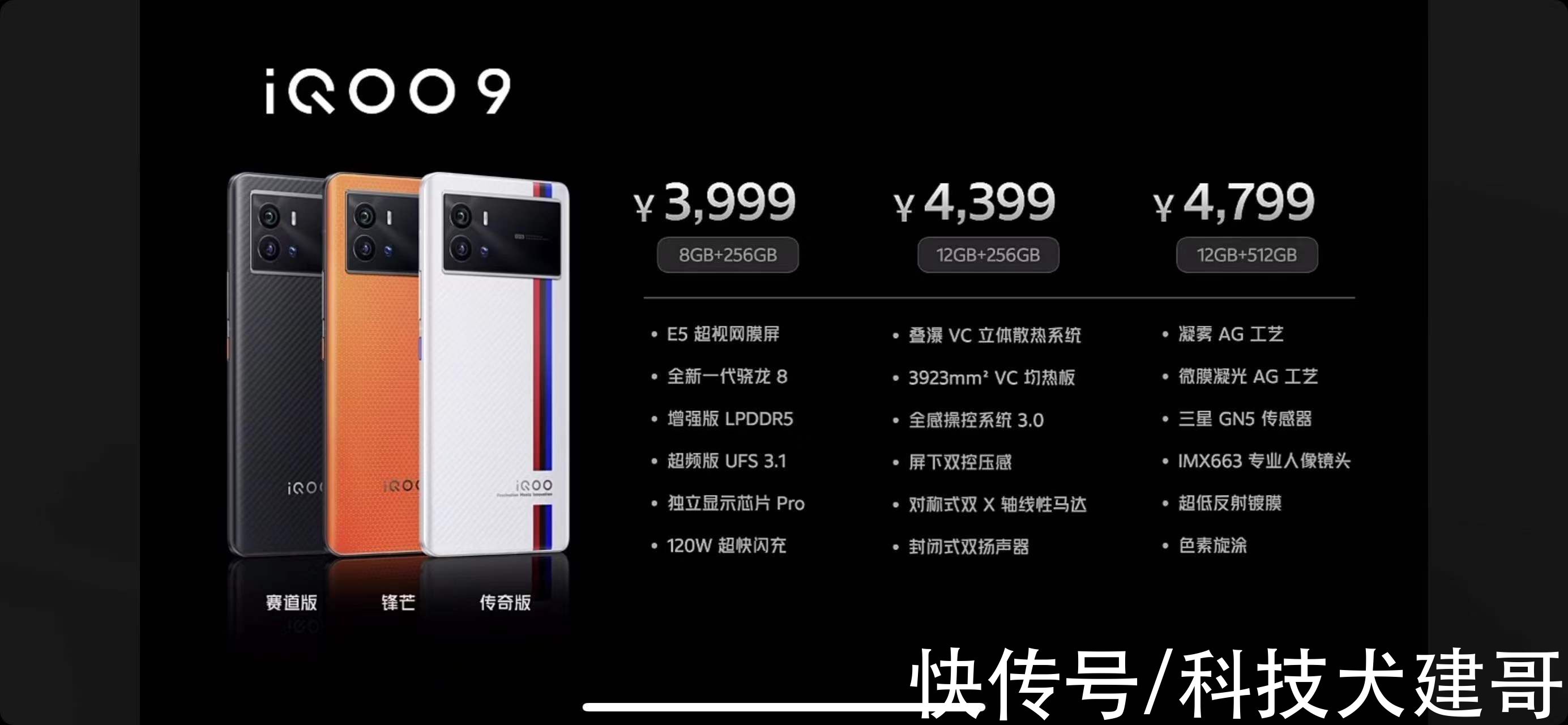 舷窗|iQOO 9/9 Pro正式发布：起售价3999元/4999元