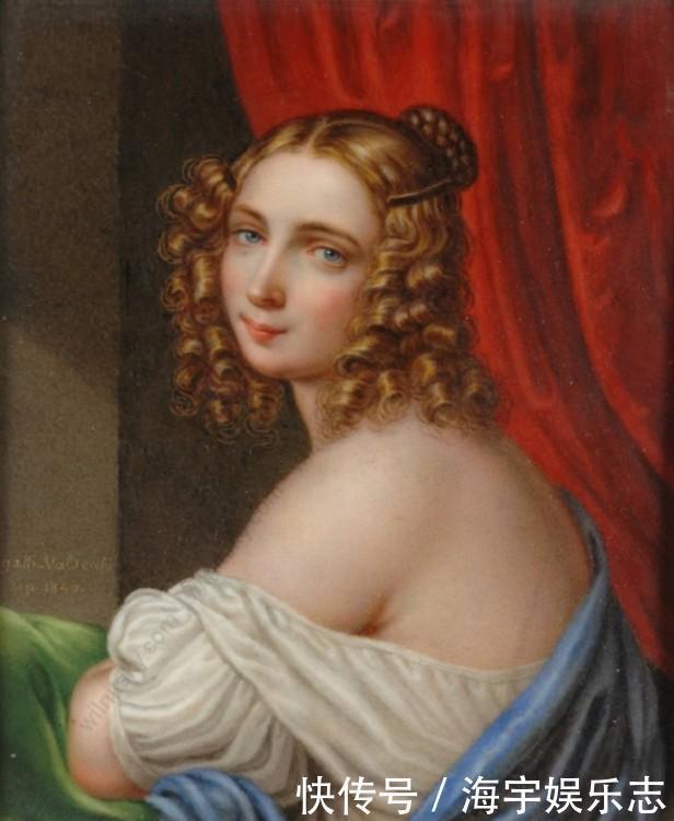 纳塔莱·斯齐亚沃尼&体态丰满妩媚的意大利女性人体油画,脸若桃花,温香艳玉之貌