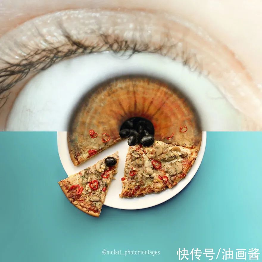 魔术表演!16幅关于眼睛的错觉创意,让你打开想象的翅膀,换一个视角看世界
