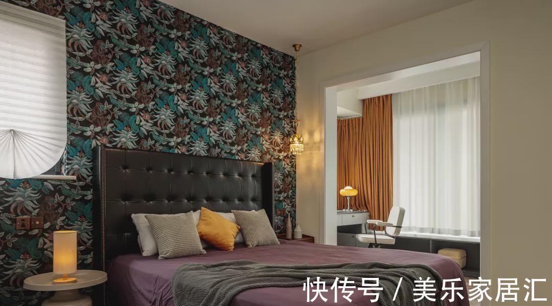 屋主|90㎡三室复古风装修,半墙打破“暗”房设计,大户型既视感