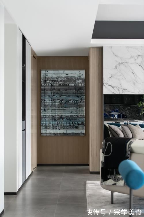 衣帽间|难怪这么多人喜欢横厅设计，看了他的165㎡大平层，我被迷住了