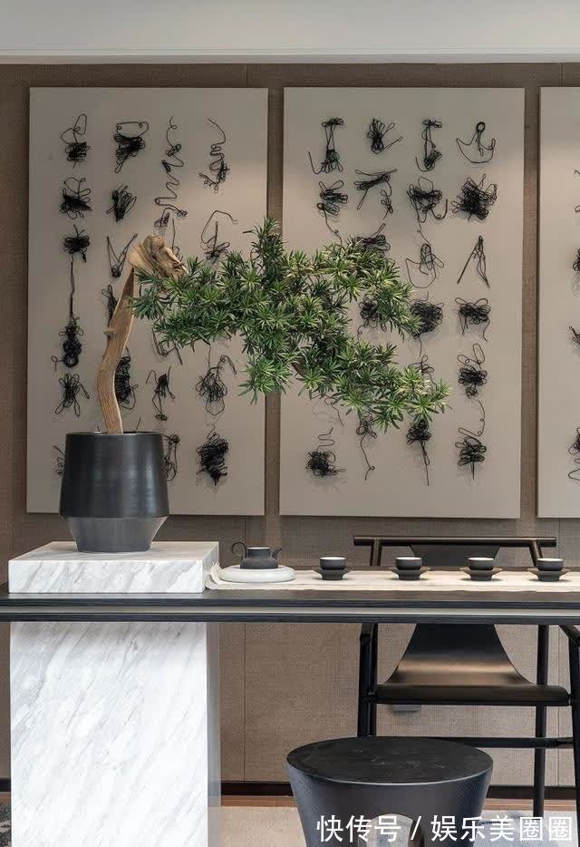 别墅|广州夫妻的265㎡别墅,屋里风景别致,光是茶室设计,就品位十足