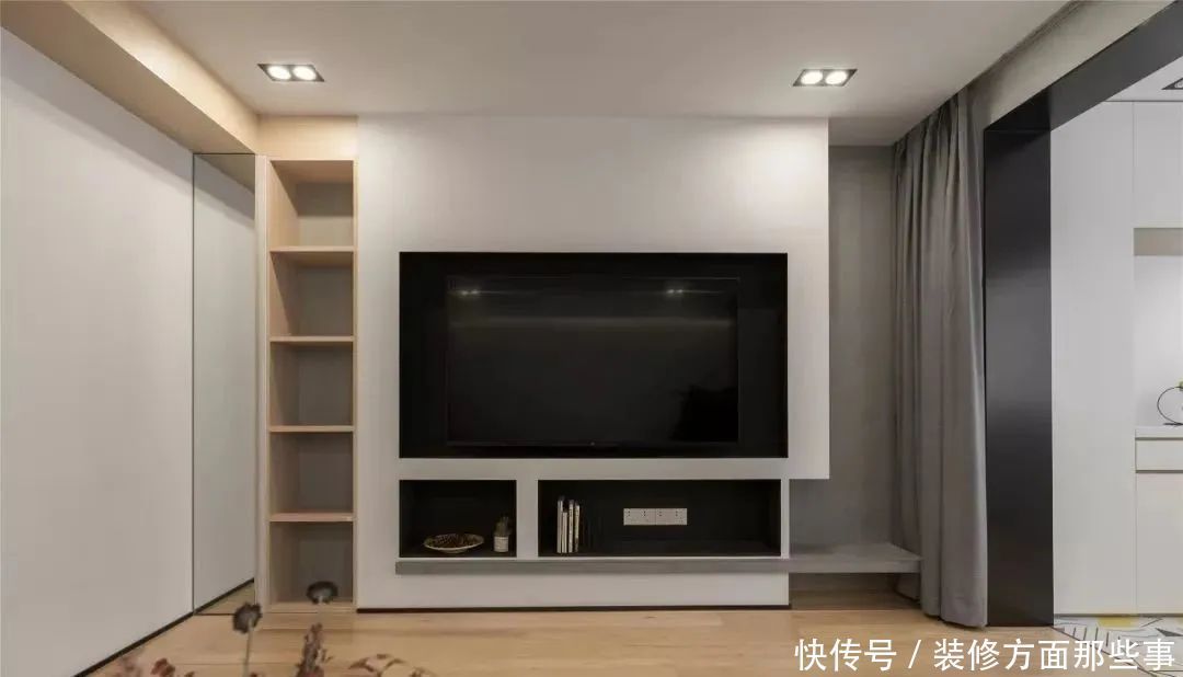 装修|120㎡简约风格装修效果,用隐形门和凌乱说再见!