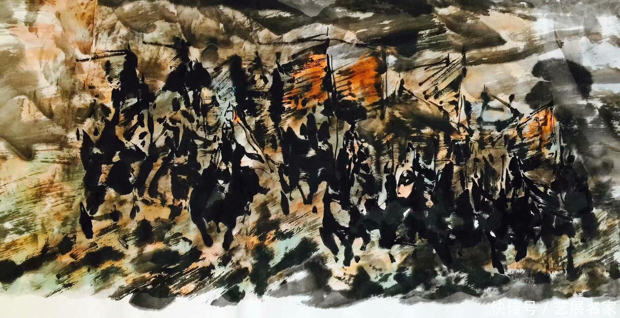 欣赏|【艺展中国】吴·斯日古楞绘画作品欣赏