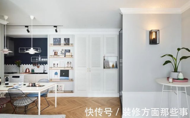 墙面|50平北欧公寓清新舒适的北欧氛围感