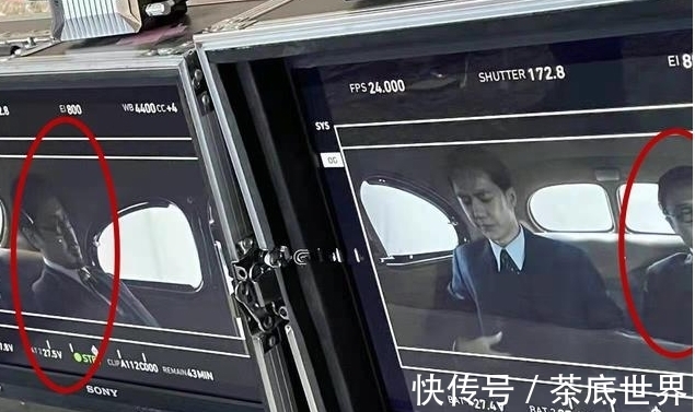 疑王一博新電影路透曝光,深藍西裝配大背頭超帥,旁邊是王傳君