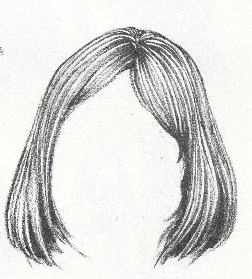 线描|干货分享:速写头发的五大刻画要点