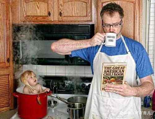 八张图告诉你什么叫“爸爸带娃,活着就行”,妈妈看完追着打!