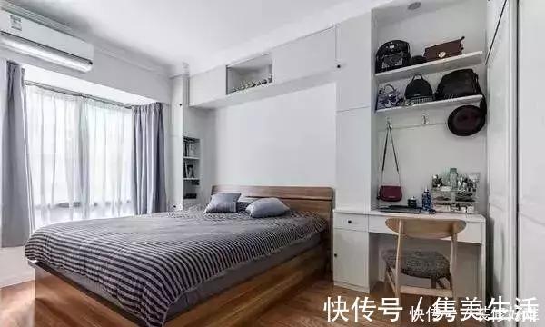 床尾|现在床头墙流行这样设计,连床头柜不用买了,实用不止一点点