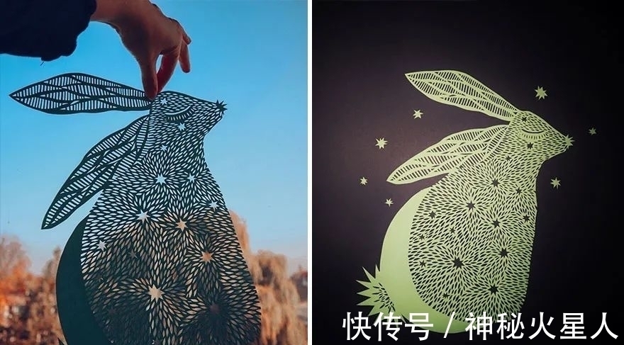 弗里达$她的剪纸作品太有想象力了!夸一句精美绝伦,一点也不过分