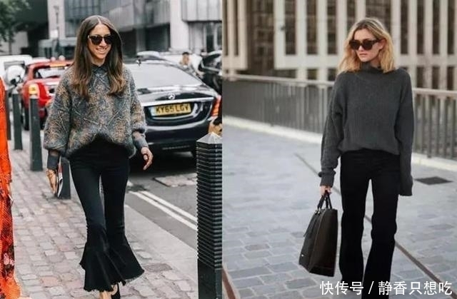 搭配|小个子女生穿宽松毛衣,搭这4种“下装”准没错,显瘦显腿长!