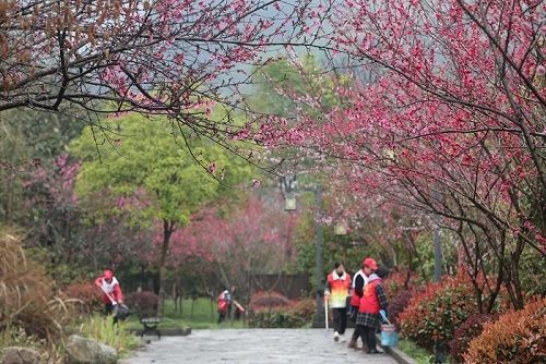 湖南张家界：党员志愿者呵护水生态