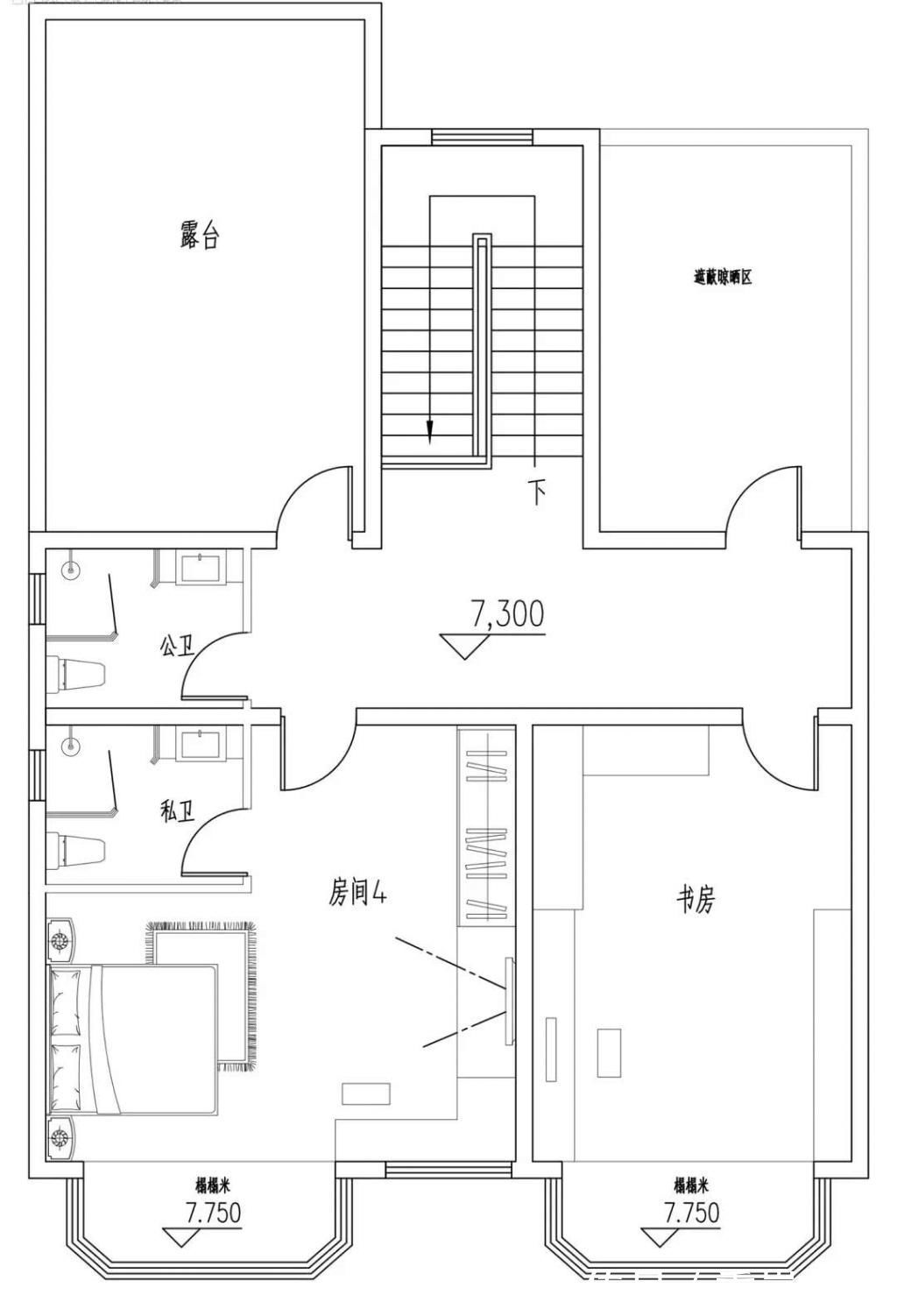 开间|小开间农村自建房，5款开间10米的农村别墅户型，好看又实用！