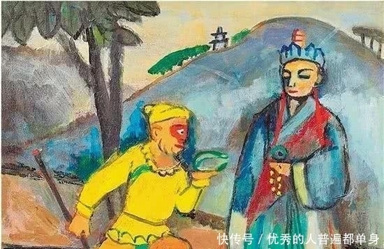 西游记|他画的《西游记》看似小学生所作,但价值千万,连郭沫若都赞