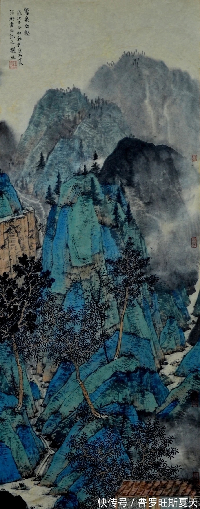 山水画@北京画院|刘旭的山水画,有两把拿手好戏!