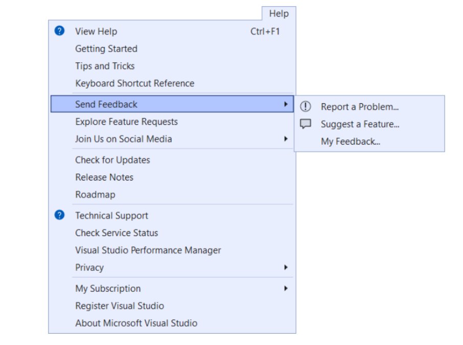 visu微软宣布改善 Visual Studio 反馈系统，旧版本将不再兼容