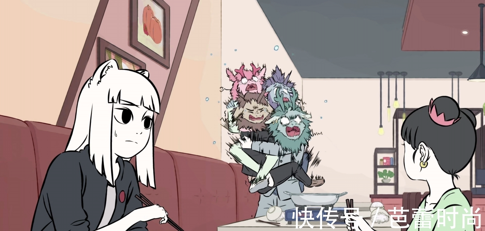 哪吒|非人哉:哪吒和九月成为朋友,“龙见愁”属性发动,小玉告知真相