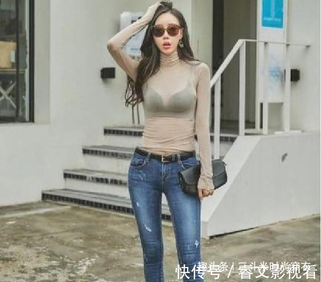 眼球|牛仔裤，百搭靓丽秀气迷人，一颦一笑间洗礼了众人眼球