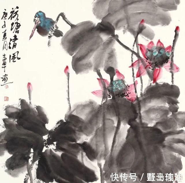 画家|闲云散淡!大写意绘画比较考验画家的造型能力和对笔墨的掌控能力