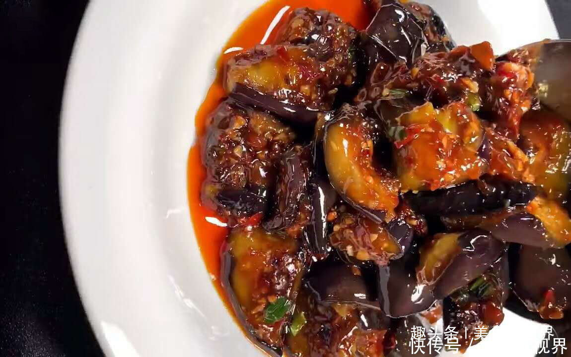 鲜香|不油炸的红烧茄子,一样的鲜香下饭,简单又营养,连吃3天都不够