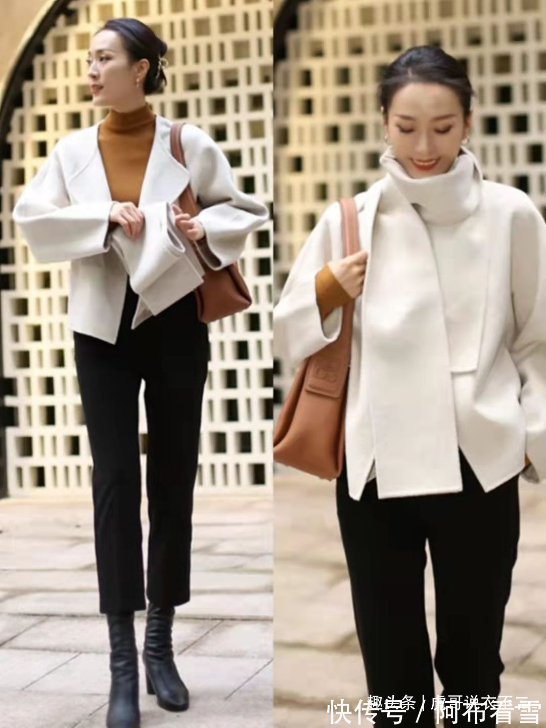 穿衣 40岁女人穿衣要保暖更要显贵,借鉴这组冬季搭配范本,美丽不冻人