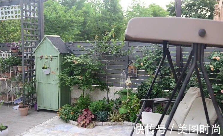 防腐木|为了这个45㎡小院子,坚持买了一楼,打造成花园后比别墅还好看