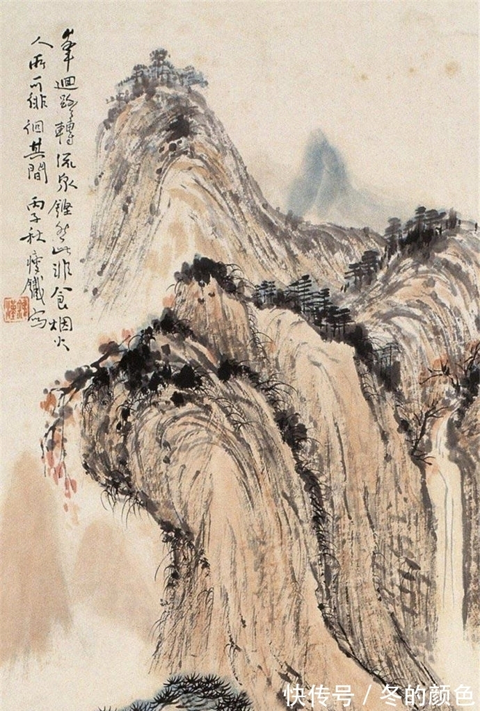 南宗|破古出新，归于自得，钱瘦铁山水画欣赏