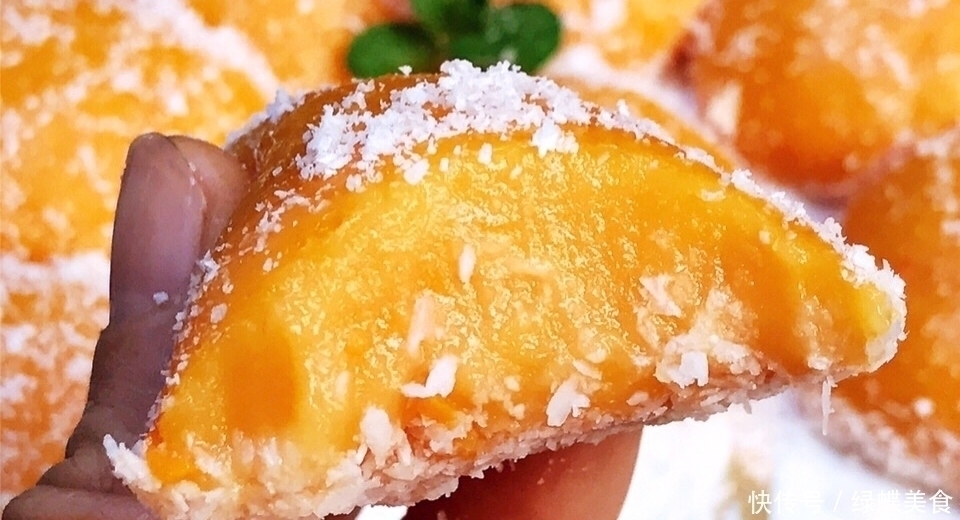 一碗糯米粉，一块红薯，不加一滴油，教你做红薯饼，Q弹有嚼劲