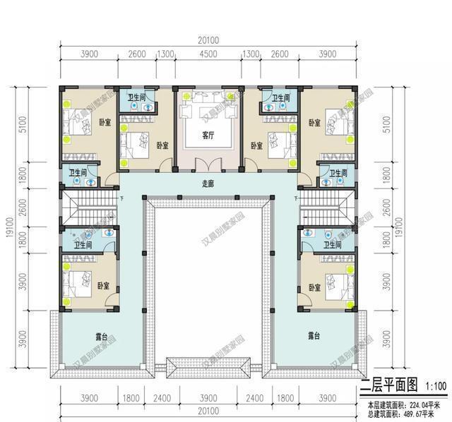 户型|58万盖一栋中式三合院,兄弟双拼共庭院,享受和谐幸福的生活