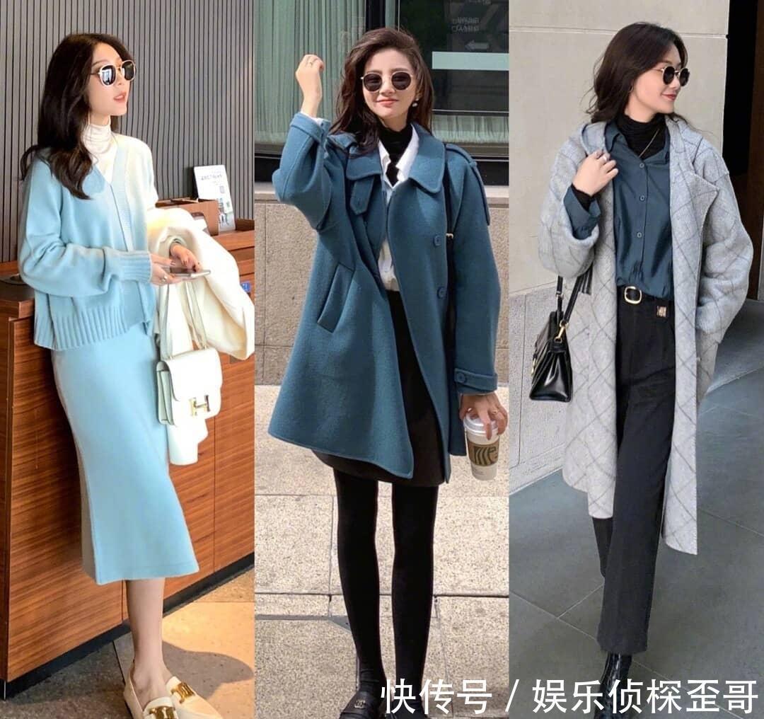 搭配 秋冬搭配没思路,高冷通勤风穿搭,保暖还时尚