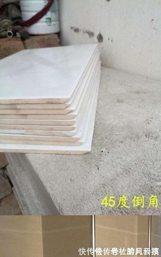 压条|贴瓷砖,倒角好还是用压条好设计师坚持要倒角,瓦工却不乐意了!