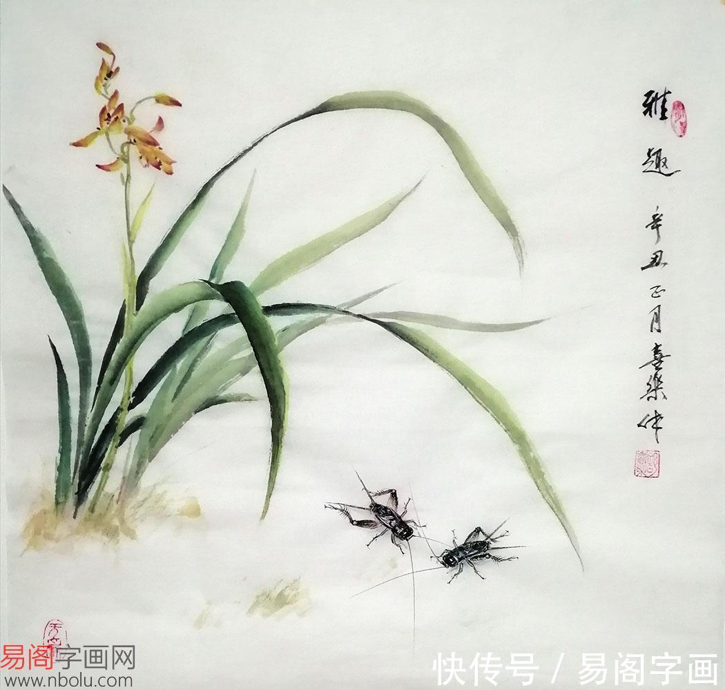 小写意花鸟画|画家舒喜乐 被誉为小写意花鸟画的扛鼎者