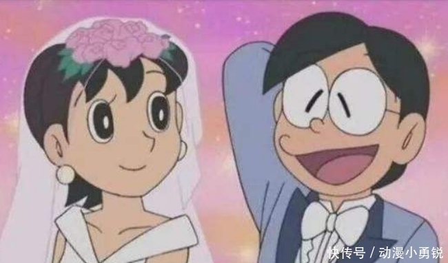 小夫|哆啦A梦:二十年后,大雄娶了静香,看到小夫娶的:抱歉打扰了!