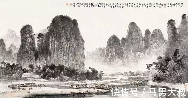 山水画&国画家|观王中年先生的山水画,有身临其境之感