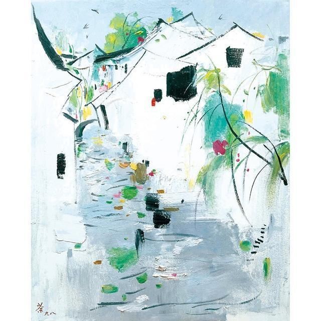 吴冠中|“中国画”吴冠中画的太好,中国画在他笔下活了起来