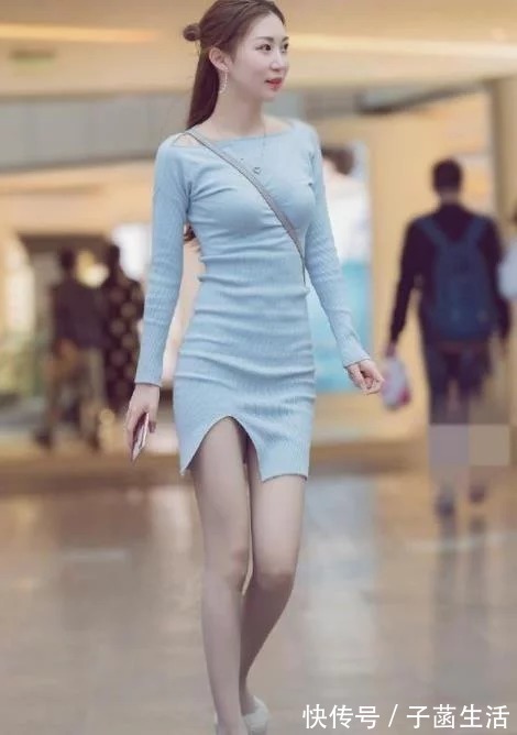 阔腿裤|街拍：阔腿裤搭配黑色吊带衫，美女身材太完美，让人无法遗忘