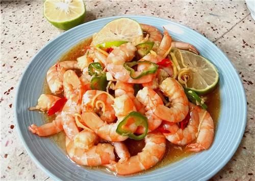 钱红兵|清爽营养的柠檬虾，专治夏天没胃口