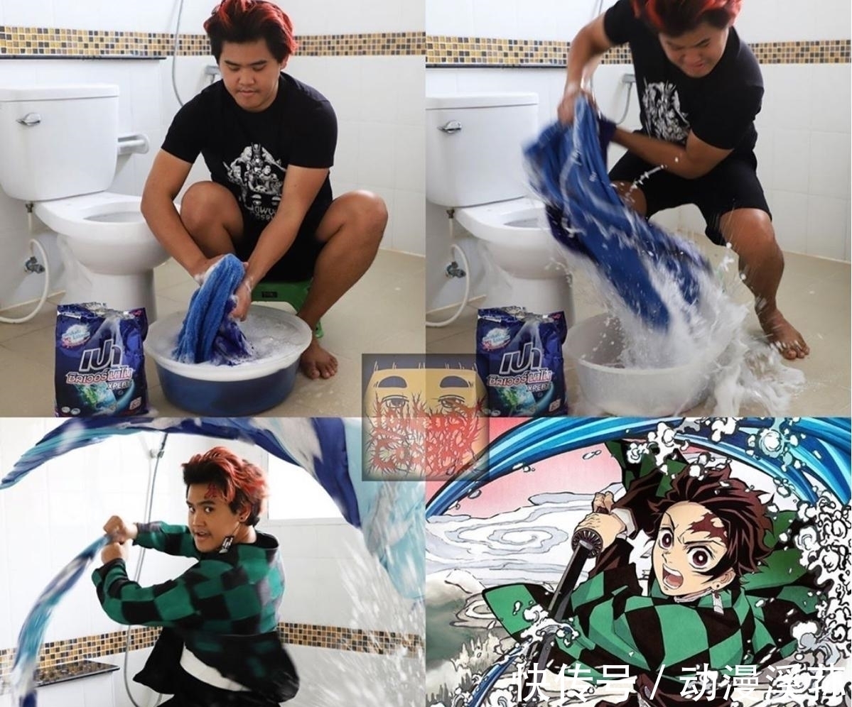 祢豆子|日本全民都在cos鬼灭之刃!木村拓哉也加入?这个炎柱太像了