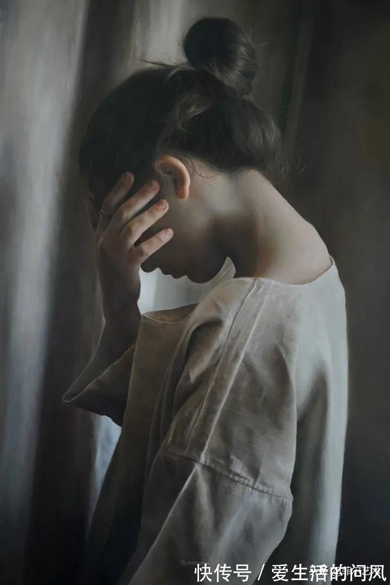 安妮·@法国画家安妮·罗达超高清、超写实人物油画作品欣赏