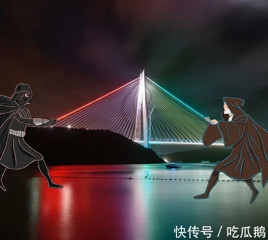 灵感$太赞了!简单几根线条,就把普通的风景,变成趣味创意插图