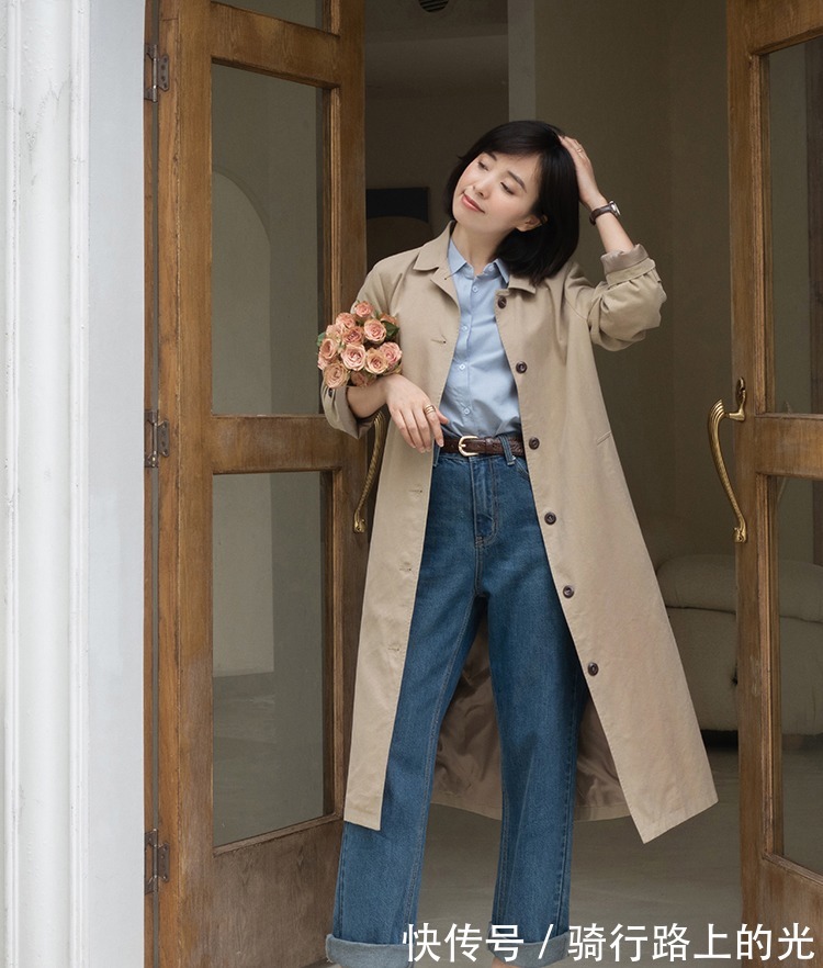 穿搭 秋季“高跟鞋”穿搭指南,配风衣和牛仔裤高级优雅,减龄提气质