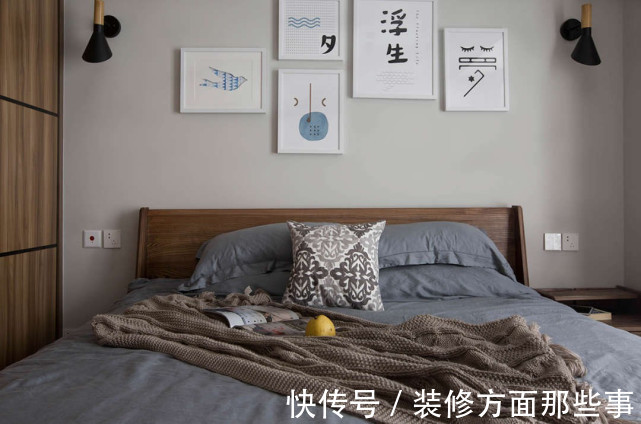 木色|115平三居室现代简约的时尚框架下,加入中式元素