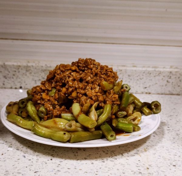 芸豆|肉沫芸豆家常