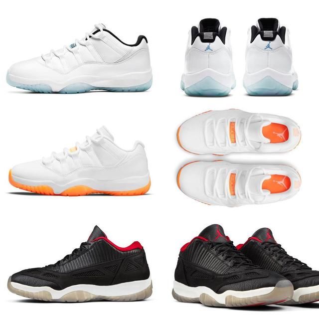 一口气三款配色！喜欢AJ11 Low的朋友有福了