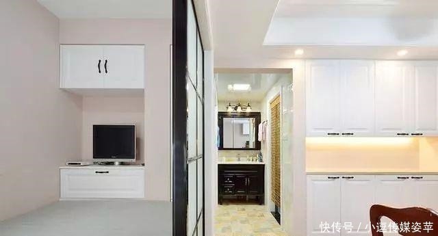 墙面|朋友的新房装修太漂亮了,一屋7个地方装上柜子,漂亮又实用!